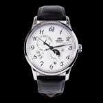 ORIENT: Mechanical Classic Watch, Leather Strap - 42.5mm (RA-AK0003S)